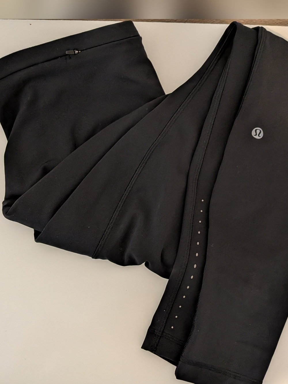 Lululemon Full Length Fast And Free Black Leggings Sz. 6